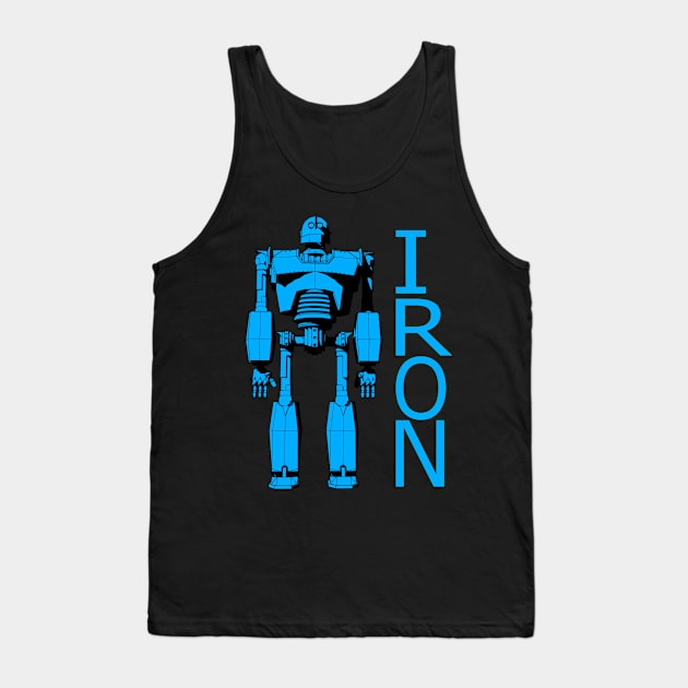 Blue Iron giant Tank Top by tallbridgeguy